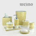 Ensemble de salle de bain en porcelaine en bambou (WBC0712A)